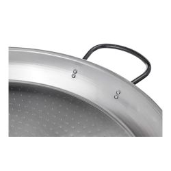 Paellera Tradicional De Acero Pulido Ø60 Cm (20 Personas)