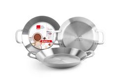 Paellera Tricapa Inox-Alu 38 Cm