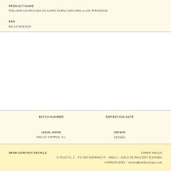 Paellera Valenciana De Acero Esmaltado Ø90Cm (50 Personas)