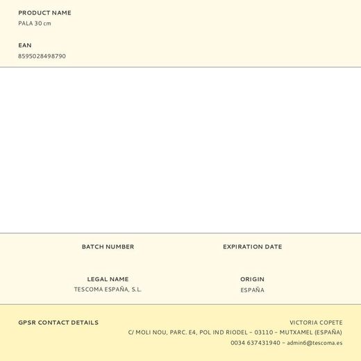 Pala 30 Cm