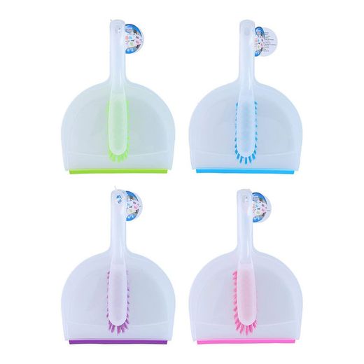 Pala Y Cepillo De Plástico 31 X 22 X 8 Cm, Colores Surtidos