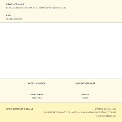 Panel Adhesivo Aislamiento Térmico 40 X 150 Cm, 2 Uds