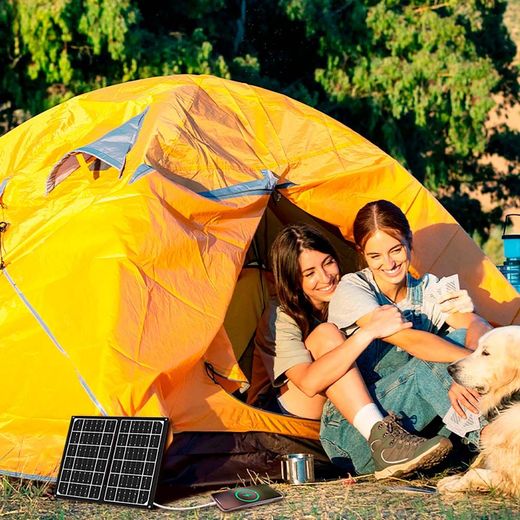 Paneles Solares Plegables Con Salida Usb A, 7 W