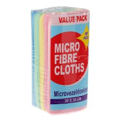 Paño De Microfibra, 30 X 30 Cm, 50 Uds