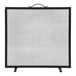 Pantalla Chimenea Color Negro 60 X 0,5 X 60 Cm