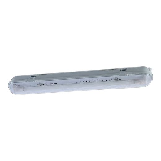 Pantalla Estanca Para 1 Tubo Led 60 Cm, Blanca, Ip65, 660 X 85 X 94 Mm