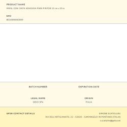 Papel Con Cinta Adhesiva Para Pintor 10 Cm X 20 M