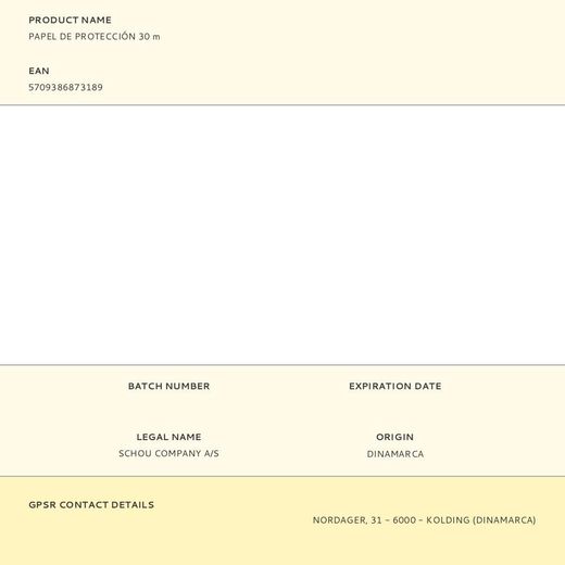 Papel De Protección 30 M