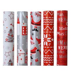 Papel De Regalo Con Motivos Navideños, Modelos Variados