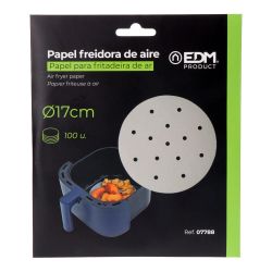 Papel Freidora De Aire Ø17Cm 100 Uds