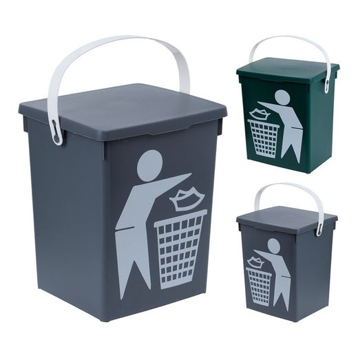 Papelera Colores Surtidos 19,5 X 17 X 23,5 Cm 5 L