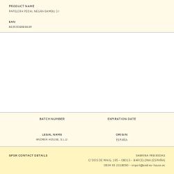 Papelera Pedal Negra Bambu 3 L