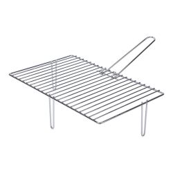 Parrilla Cincada De 3 Patas Para Chimeneas. 46,6X28Cm