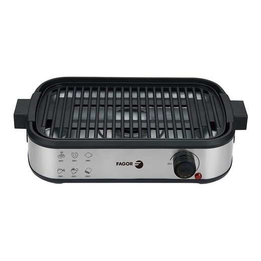 Parrilla Eléctrica Smokeless Con Extractor De Humo 1800 W 44 X 27 X 10,5 Cm