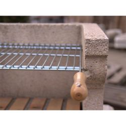 Parrilla Para Barbacoa Extensible 50X40Cm De Acero Zincado