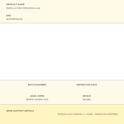 Parrilla Para Verduras 6 Unid.