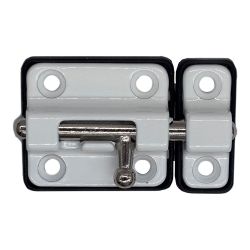 Pasador Cerrojo Base Plástica 35 Mm Blanco