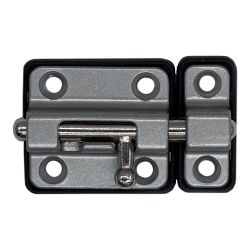 Pasador Cerrojo Base Plástica 35 Mm Cromo Mate