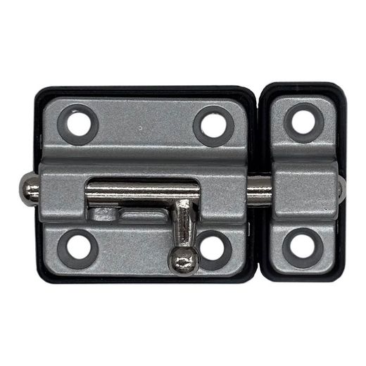 Pasador Cerrojo Base Plástica 35 Mm Cromo Mate