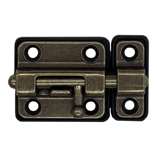 Pasador Cerrojo Base Plástica 35 Mm Cuero