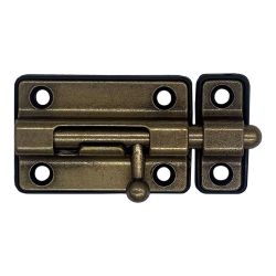 Pasador Cerrojo Base Plástica. 50 Mm Cuero