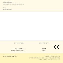 Pastillero Inteligente Electrónico