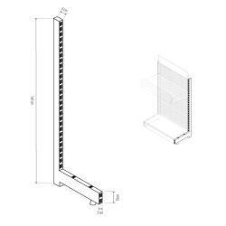 Pata Derecha Para Expositor 00036