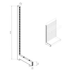 Pata Izquierda Para Expositor 00036