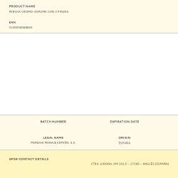 Percha Cromo-Espuma Con 2 Pinzas