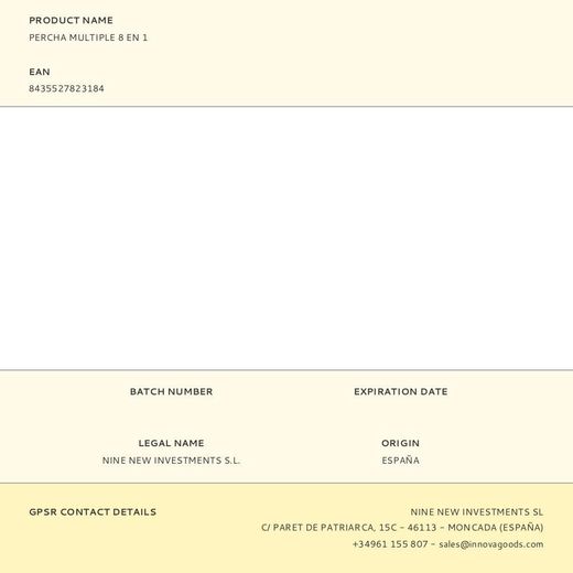 Percha Multiple 8 En 1