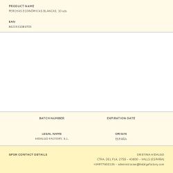 Perchas Económicas Blancas, 10 Uds