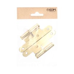 Pernio Sin Remate Pn04 Derecha 100X58Mm Latón Satinado