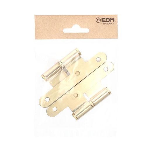 Pernio Sin Remate Pn04 Derecha 100X58Mm Latón Satinado
