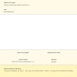 Pestillo Derecho Hierro Cromo 6Cm