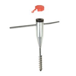 Pie Parasol Espiral De Metal Para Parasoles Ø25 - Ø55 Mm