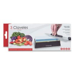 Piedra Para Afilar 1000/3000 Con Base, Dos Guias Y Rectificador