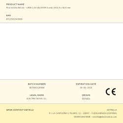 Pila Alkalina Aa - Lr06 1,5V (Blister 4 Unid.) Ø14,5 X 50,5 Mm