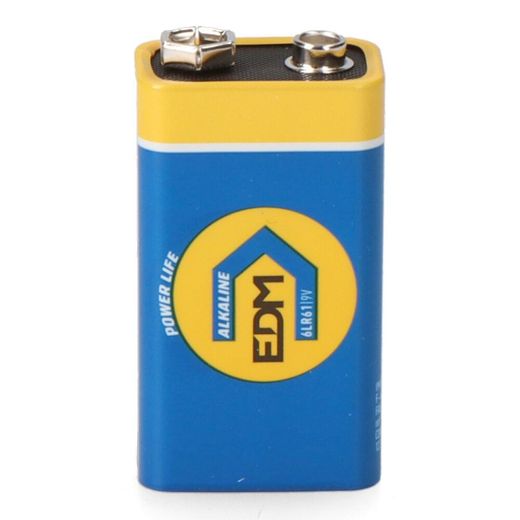 Pila Alkalina Power Life 6Lr61 - 9V 26,5 X 17,5 X 48,5 Mm, Blister