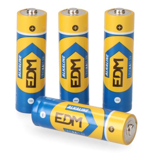 Pila Alkalina Power Life Aa - Lr06 1,5V Ø14,5 X 50,5 Mm, Blister 4 Uds