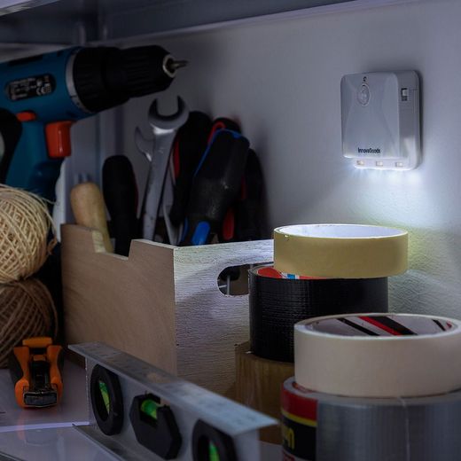 Piloto Noche Led Con Sensor Movimiento, 2 Unidades