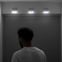 Piloto Noche Led Con Sensor Movimiento, 2 Unidades