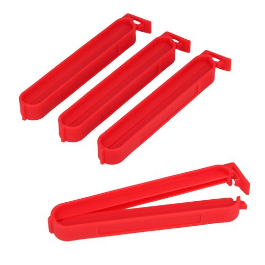 Pinza Cierrabolsas Grandes 10 Cm, Colores / Modelos Surtidos, 4 Uds