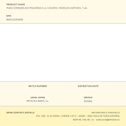 Pinza Cierrabolsas Pequeñas 6 Cm, Colores Surtidos, 7 Uds