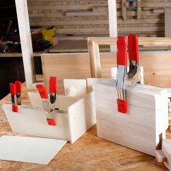 Pinza De Resorte De Acero 75 Mm