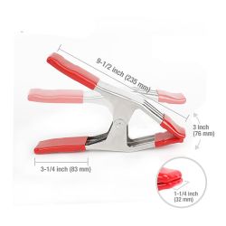 Pinza De Resorte De Acero 75 Mm