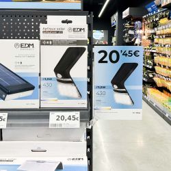 Pinza Portaprecios Doble, Altura Total 92 Mm