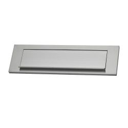 Placa De Cartas Para Puerta De Aluminio 25,2 X 7,5 Cm