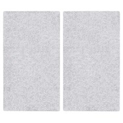 Placas Cobertoras De Vidrio Transparente 30 X 52 Cm, 2 Uds