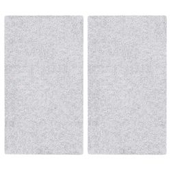 Placas Cobertoras De Vidrio Transparente 30 X 52 Cm, 2 Uds