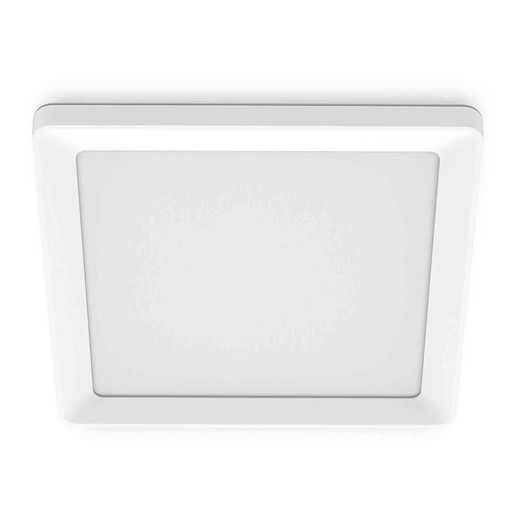 Plafón Cuadrado Blanco Valen, 17 W, 2050 Im, 2200-6500 K, 395 X 37 X 395 Mm